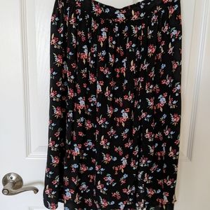 Hollister midi skirt with slit